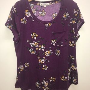 Wall Flower Brand Floral Tee